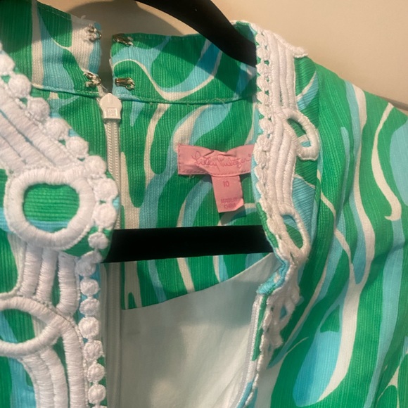 Lilly Pulitzer Green and White Dress - Picture 5 of 7